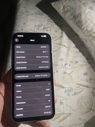 Iphone 17 Pro Max 256 GB