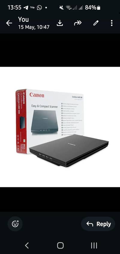 cannon lide 300 scanner