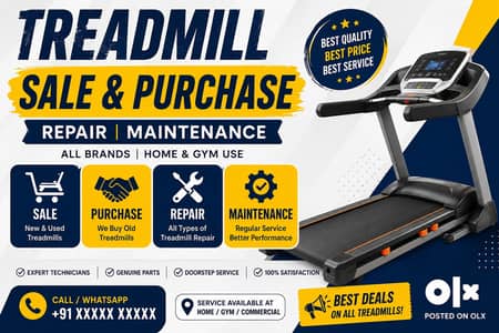 Treadmills sale & purcahse  treadmil Repair & Maintenance In lahore