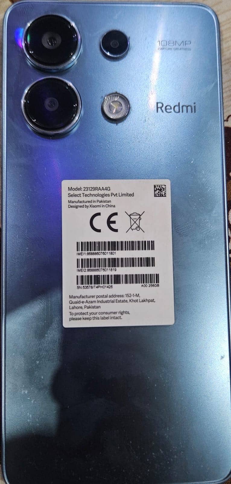 Redmi note13 5