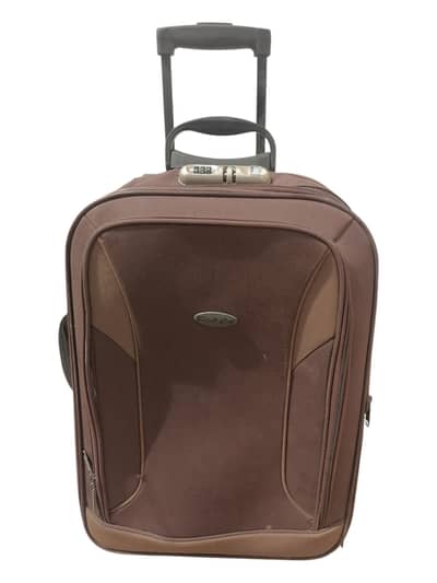 Brown Trolly Suitcase/Luggage Bag in good Condition
