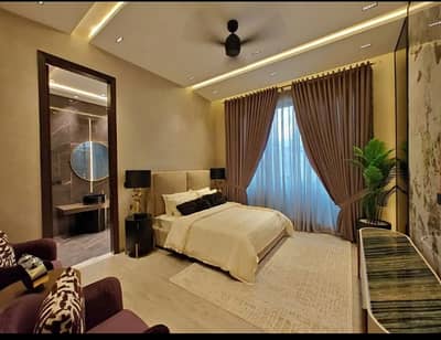 Urgent for rent a 1 kanal fully furnished portion in nishtar block bahria town Lahore