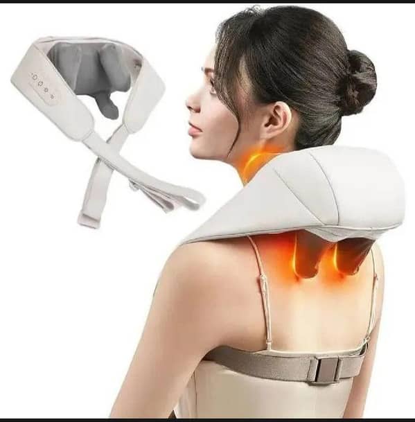 Smart Electric Neck & Shoulder Massager with Soothing He. . . . .