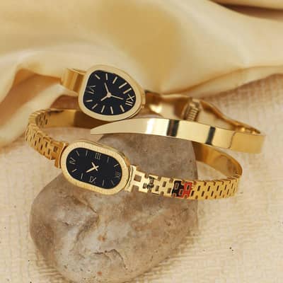 Watch Stainless steel bangles.