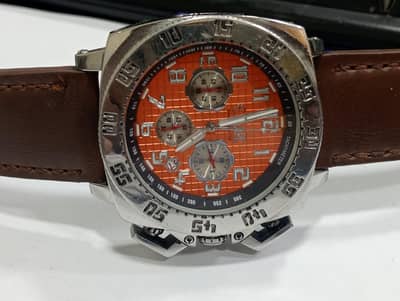 Chronograph watch for men 44 mm dial size