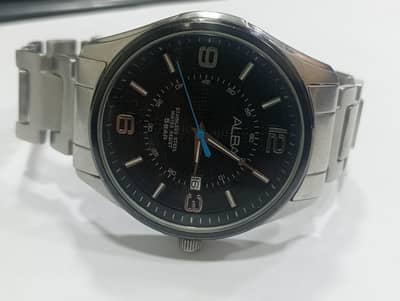 Seiko Alba watch Quartz Japan watch 42 mm dial size