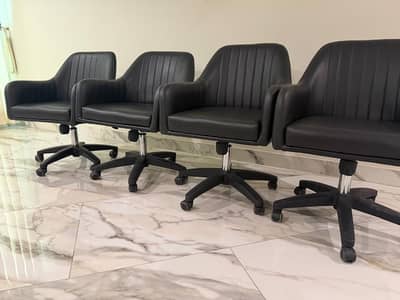 Used Office Chair Set of 4 – Good Condition – Affordable Price