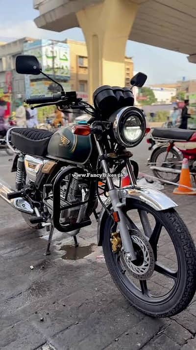 Honda cg150 green colour