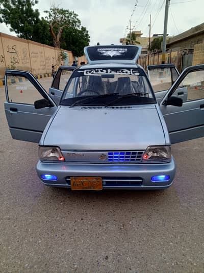 mehran 2005 with LPG petrol tubeless tyres allowirims engine ok