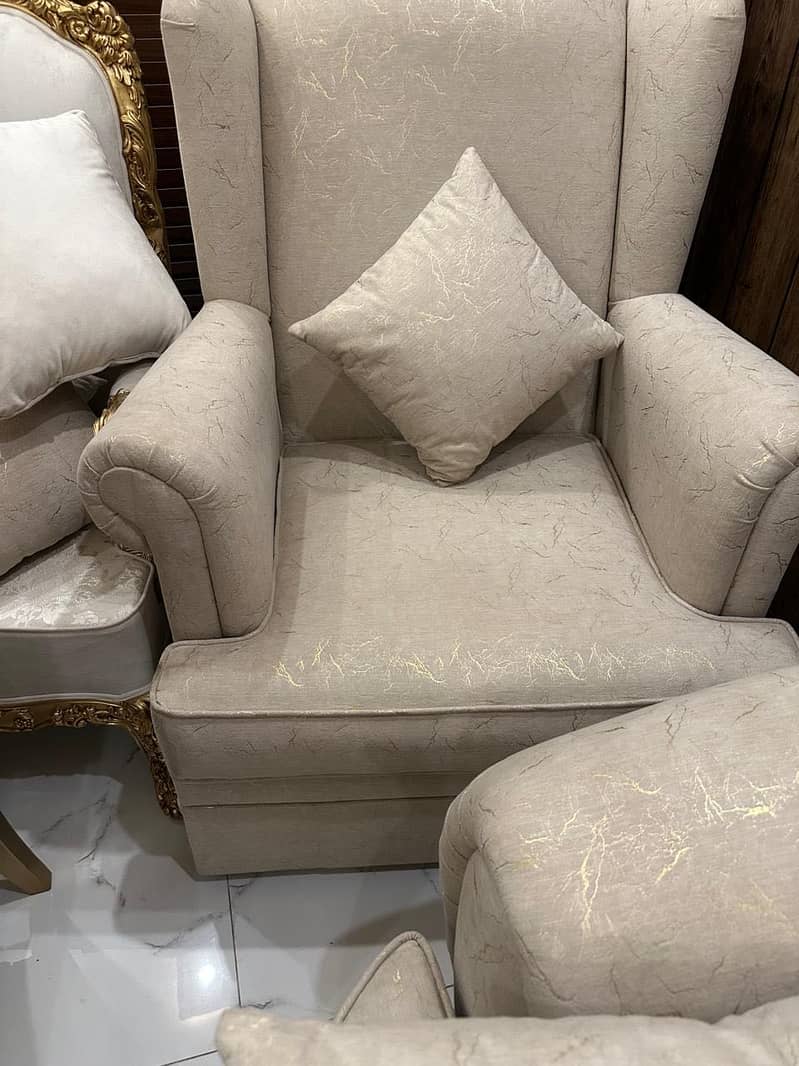 Sofa set, centre table, side tables, dining table 2