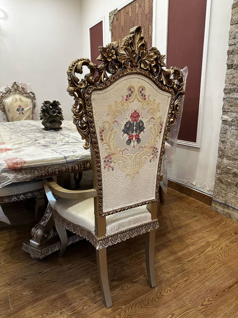 Sofa set, centre table, side tables, dining table 11