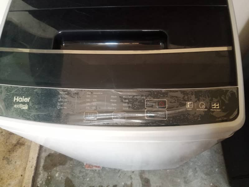 Haier machine onetouch solution 6