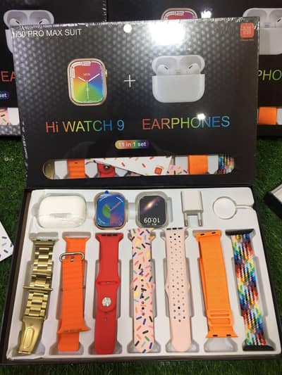 i30 watch max ultra with earbuds