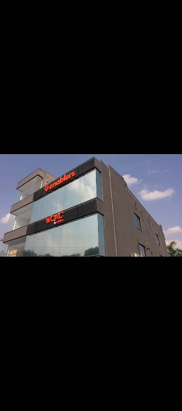 A beautiful building on 150 feet road