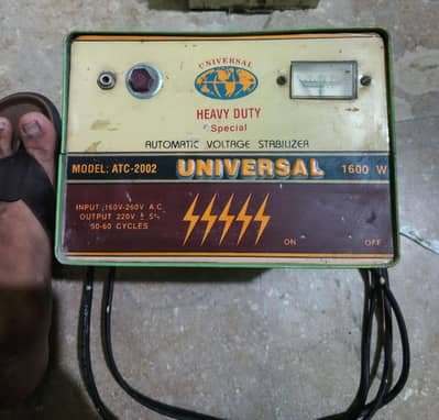 Universal Heavy Duty Fridge Stabilizer 1600W For Sale | 03121489351