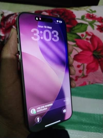 I phone 15 pro max 256 gb storage 10 by 10 condition all new pack UK