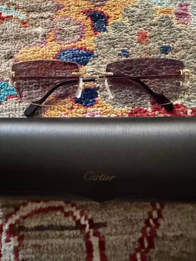 Cartier Rimless Sunglasses – Gold Fram