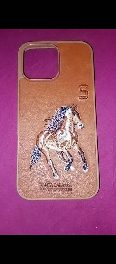 Premium iPhone 16 Pro Max Back Cover - Stylish Horse Design