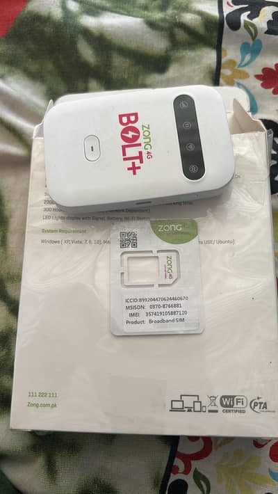 Bolt zong4G