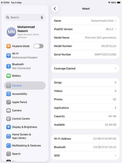 IPad mini 5