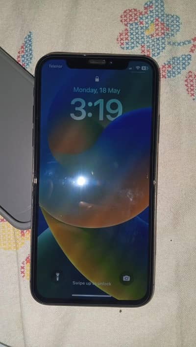 iPhone X 256 gb 86 health official pta approved black clour
