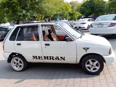 Mehran car white color