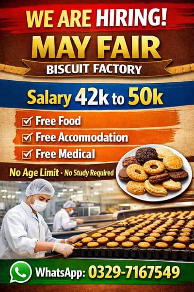 need urgent staff in goli toffee factory