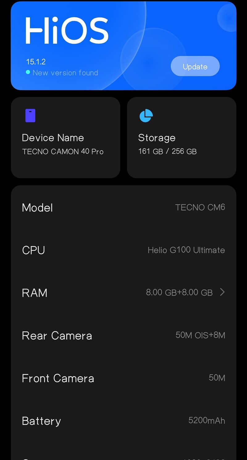 TECNO CAMON 40 Pro 5