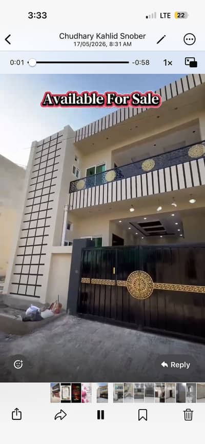 5 marla 1.75 storey snober city adyala