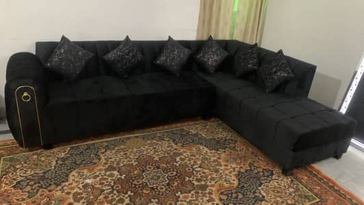 l shaped sofa 6 seater with cusions for sale