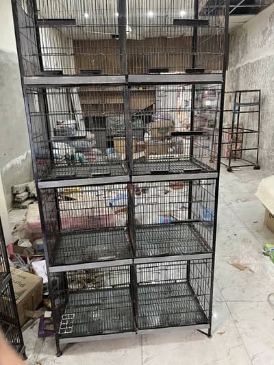 8 portion cage remove able partion size per portion 1.5*1.5