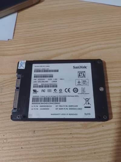 Sandisk sata SSD 128GB