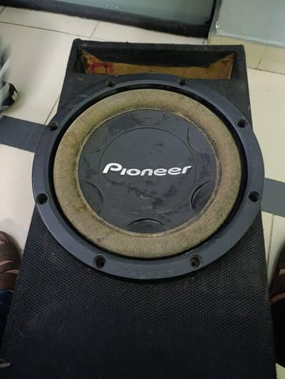 pioneer original woofer  TS-W306C with Base tube