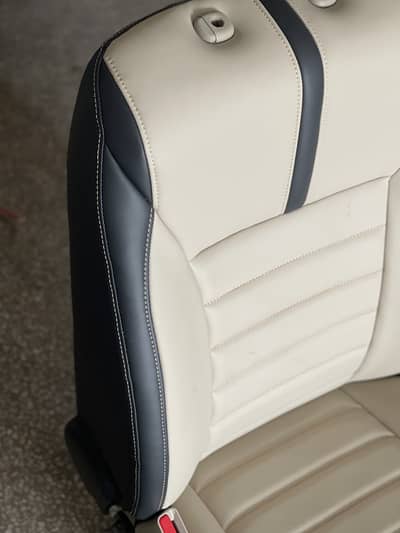Honda city new japnaese synthetic leather seat cover poshish.