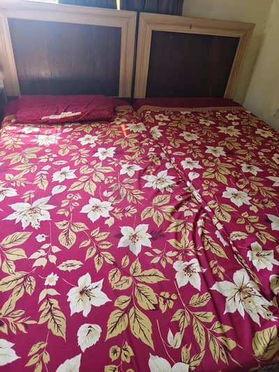 single 2 bed with mattress