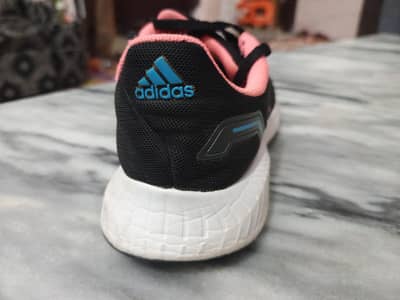 addidas running falcon 2.0 black acid red