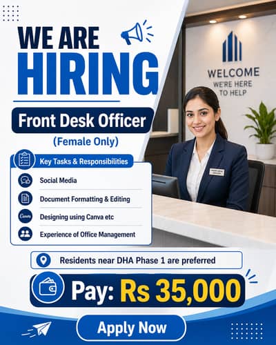 Female Front Desk Officer