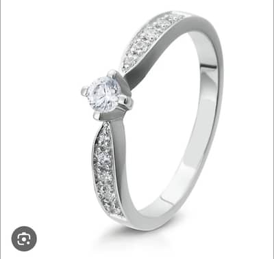 ring/diamond/silver/certified