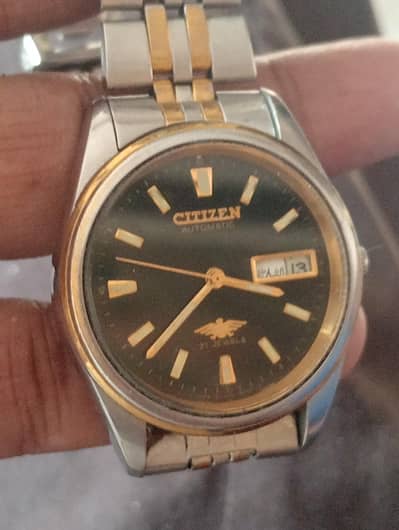 Citizen automatic 21 jewels Dual window watch 8200A
