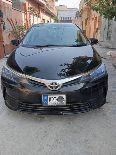 Toyota Corolla Gli Black 2019 Islamabad Number