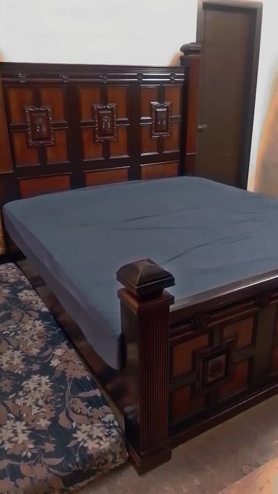 original chinioti wood bed set for sale.