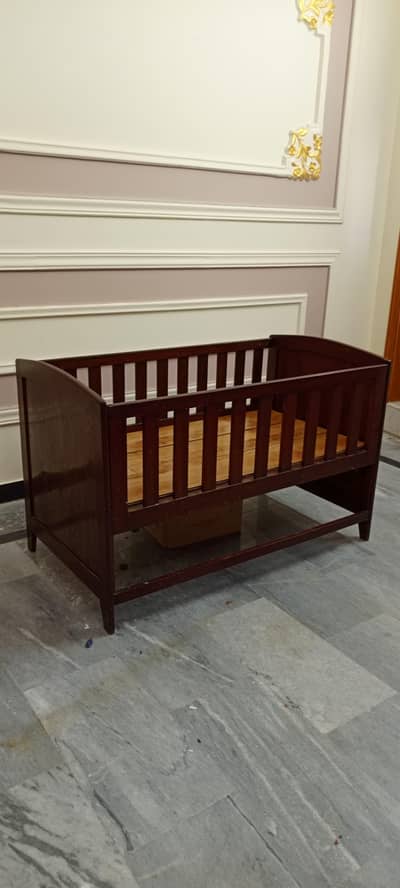 Baby wooden cot for sale