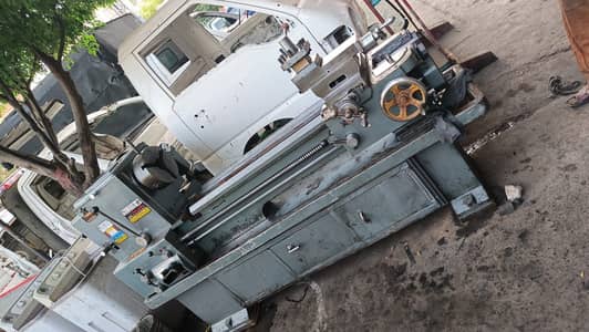 Lathe Machine 7 feet + Presss + Welding plant