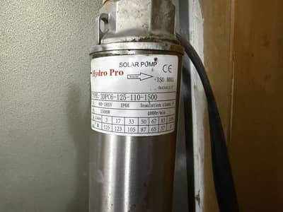 Solar Water Pump (Hydro Pro) – 2 HP + Solar Controller | Like New