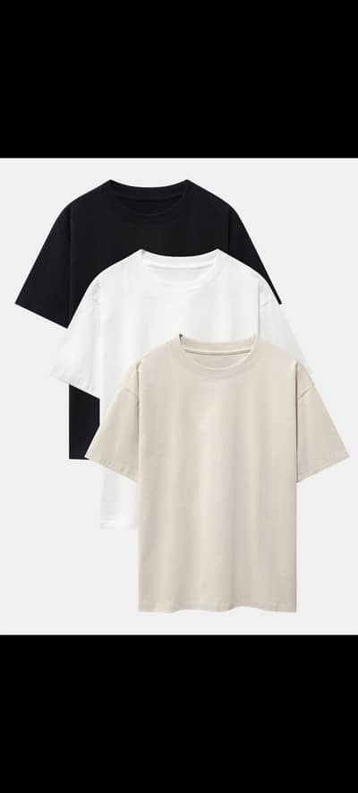 Trendy Unisex Drop Shoulder Oversized T-Shirts