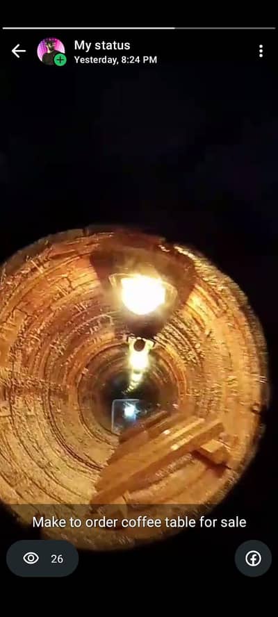 coffee table dyi art