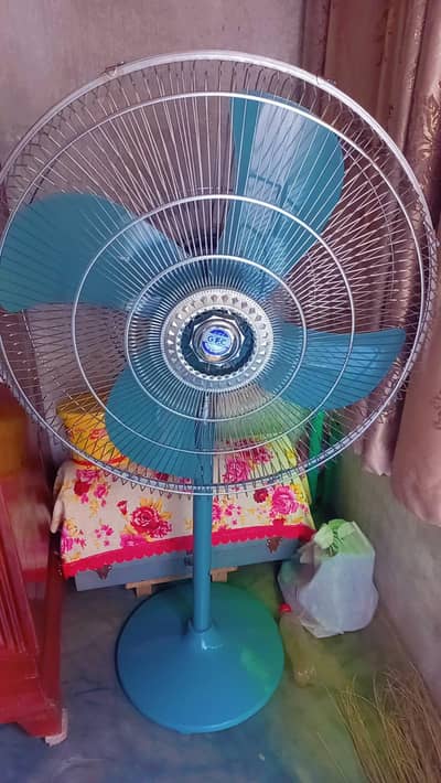 pedestal fan available for sale in newish condition with 1 year wa