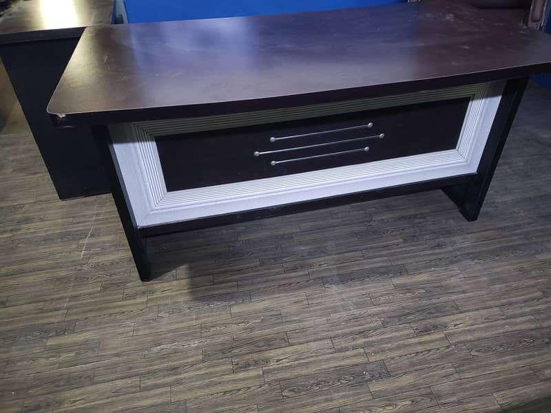 executive table with side computer table 0