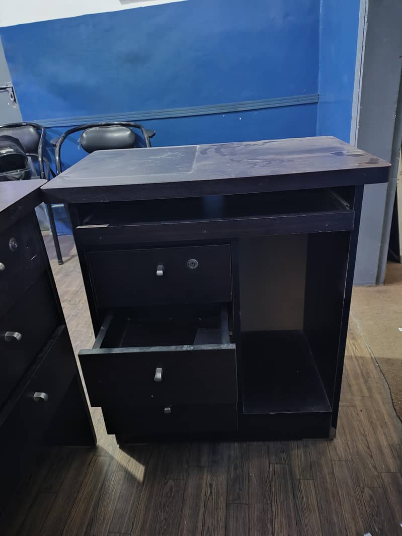 executive table with side computer table 3