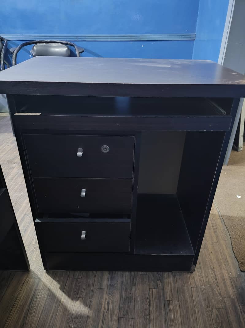 executive table with side computer table 4